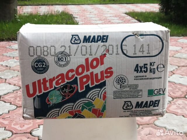 Затирка mapei ultracolor plus