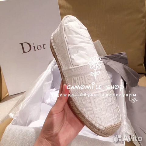 Эспадрильи Christian Dior (36-41) Luxe Эспадрильи Christian Dior (36-41) Luxe
