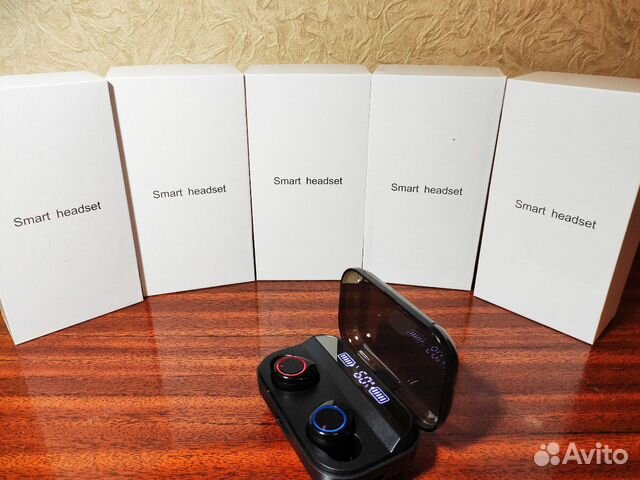 Новые Bluetooth наушники с power bank Новые Bluetooth наушники с power bank