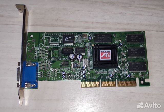 Видеокарта AGP ati rage 128 pro ultra 32m Видеокарта AGP ati rage 128 pro ultra 32m