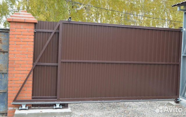 Откатные- сдвижные ворота