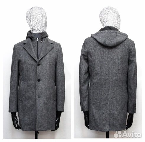 Мужское пальто Macho Шерсть Кашемир 48 Мужское пальто Macho Шерсть Кашемир 48