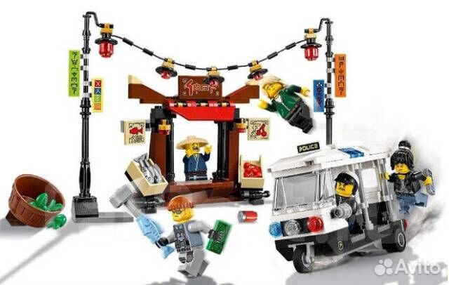 Конструктор Ninja Ограбление киоска в ниндзягосити