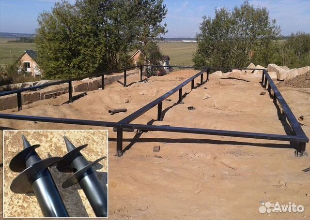 Винтовые сваи под ключ. Свайно винтовой фундамент