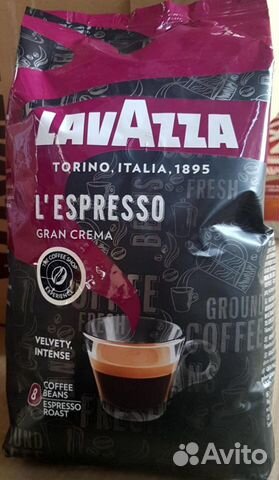 Кофе в зернах Lavazza L’Espresso Gran Crema 1000 г Кофе в зернах Lavazza L’Espresso Gran Crema 1000 г
