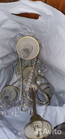 Люстра хрустальная на 3 лампы Люстра хрустальная на 3 лампы