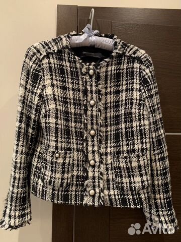 Костюм твидовый zara Костюм твидовый zara