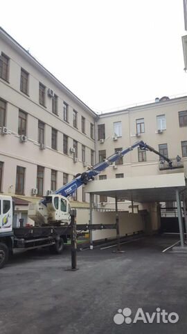 Аренда коленчатой автовышки 45м.(с гуськом) Аренда коленчатой автовышки 45м.(с гуськом)