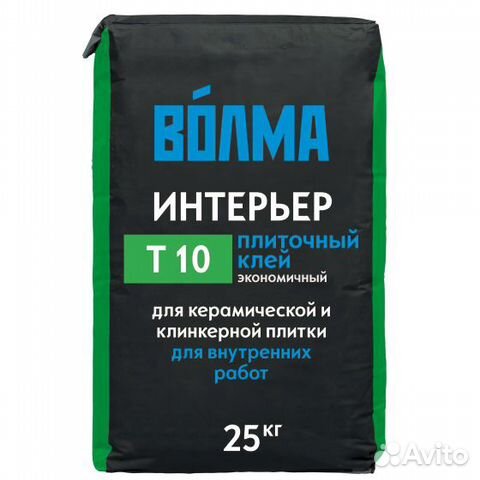 Волма Интерьер клей для плитки (25кг) Волма Интерьер клей для плитки (25кг)