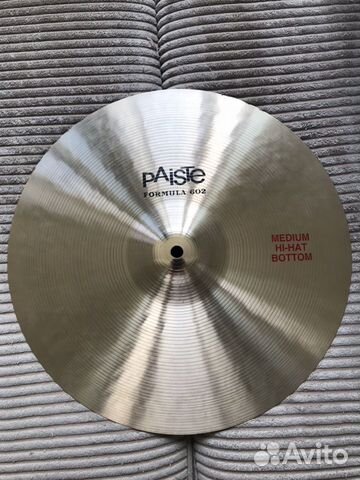 Тарелки hi hat Paiste formula 602 Тарелки hi hat Paiste formula 602