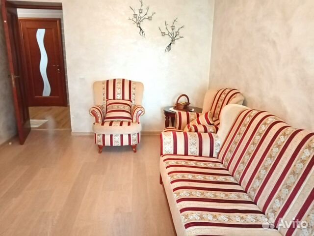 

1-к. квартира, 44 м², 2 кровати