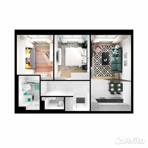 2-к квартира, 53.1 м², 14/15 эт.