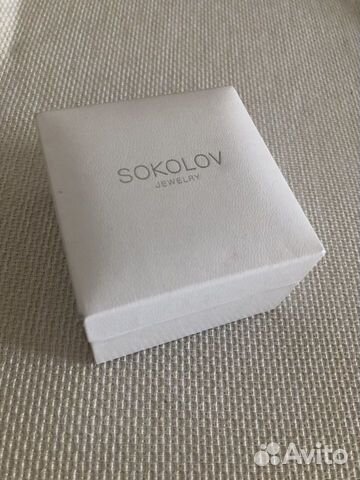 Кольцо из белого золота с бриллиантом Sokolov