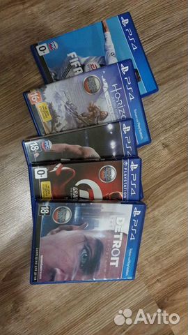 Пс4 слим 500гб+5игр+2 джойстика
