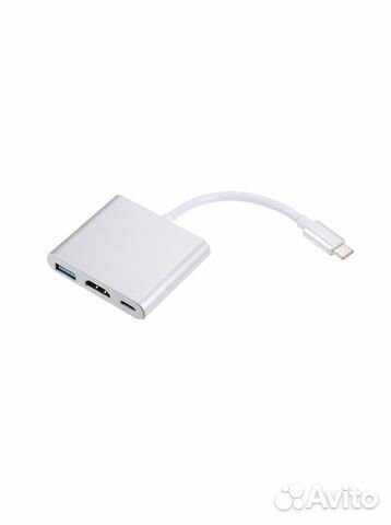 Переходник Type-c 3 в 1 USB 3.0 hdmi