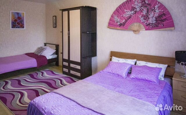 

1-к. квартира, 48 м², 3 кровати