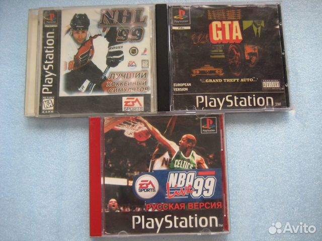 Диски игры Play station 1