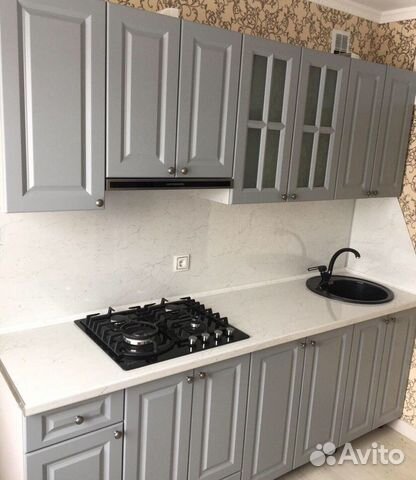 Кухня мдф в стиле лофт под бетон