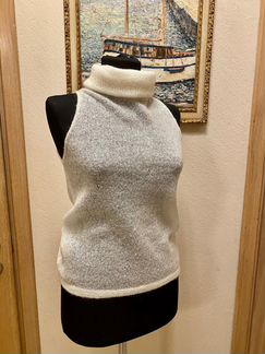 Водолазка Sisley (Italy), размер M. белоснежный, л