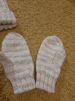 Шапка,манишка,рукавицы