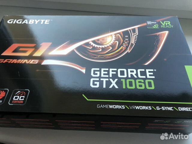 Видеокарта Gigabyte GTX 1060 6gb