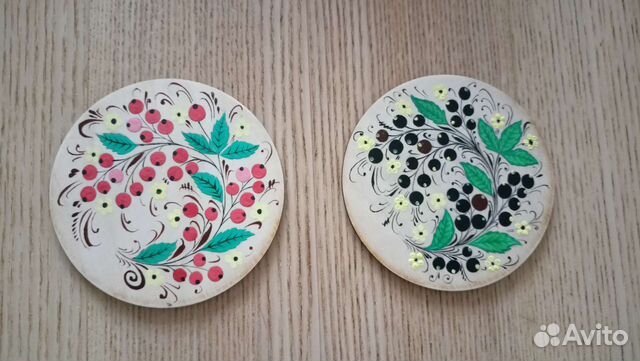 Росписные подставки для кружек