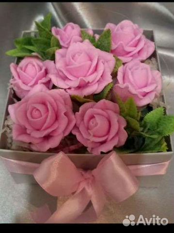 Букет цветов из мыла