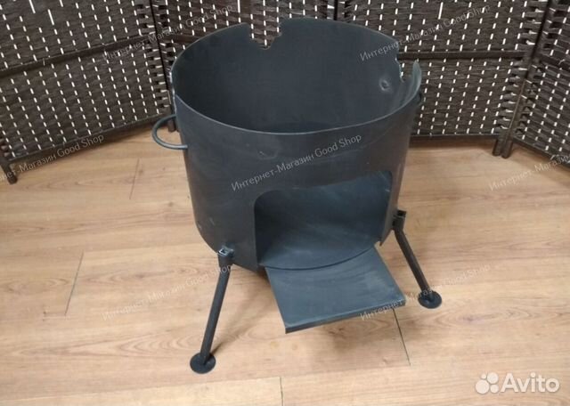 Печь под казан 440 мм (под казан 16-22л) сталь 3мм