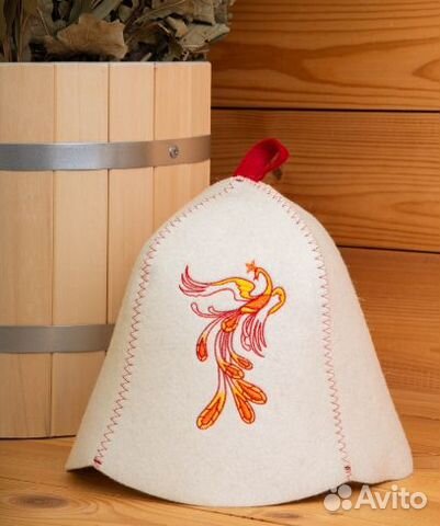 Шапка для бани и сауны