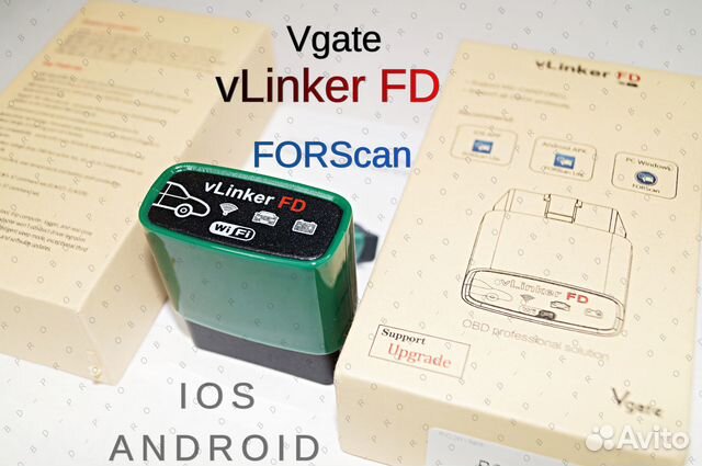 Vgate vLinker FD+ Forscan WI-FI CAN HS MS