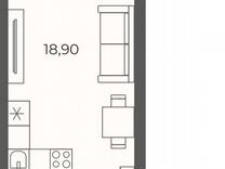 Квартира-студия, 23,8 м², 20/26 эт.
