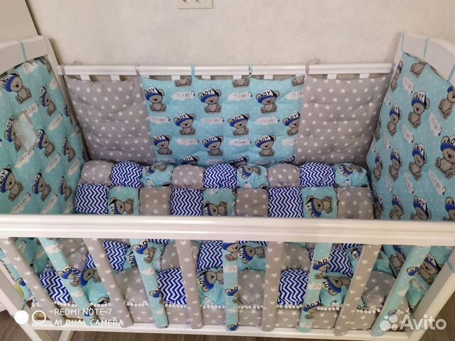 Бортики в детскую кроватку