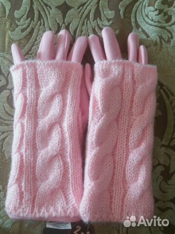 Новые женские перчатки митенки