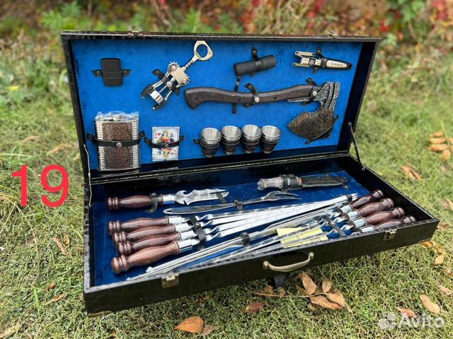 Шашлычный набор в чемодане № 19