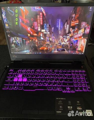 Игровой asus TUF F17 Ryzen 5 16gb 256ssd 2tb