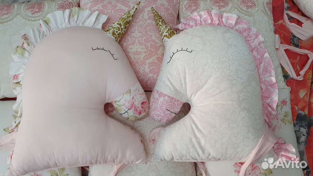 Бортики в детскую кроватку подушки