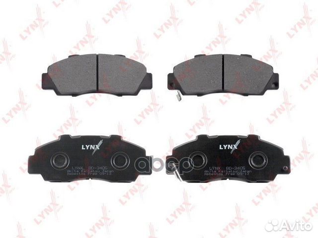 BD-3405колодки диск.пер. honda Accord 02/Int