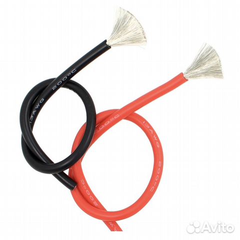 Провод силиконовый для аккумуляторов 1-20awg