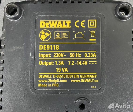 Зарядное устройство DeWalt De9118