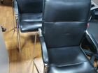 Офисный стул посетителя самба кожа бу объявление продам