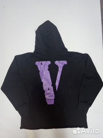 Hoodie vlone фиолетовый