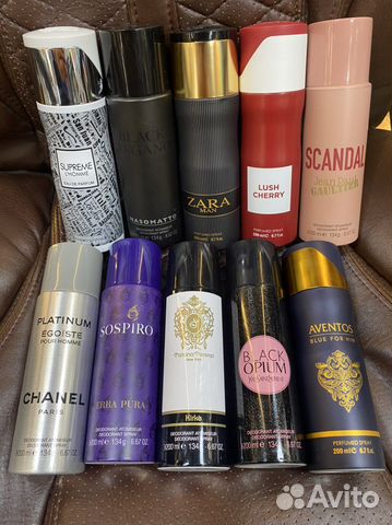 Парфюмированные дезодоранты