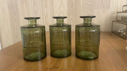 Бутыль стеклянная зелёная