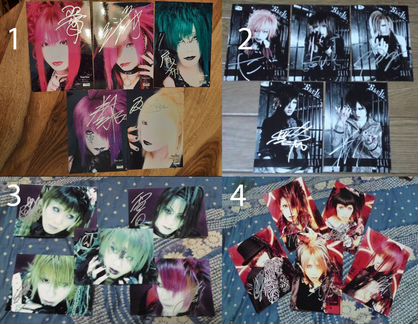 Автографы jrock j-rock visual kei