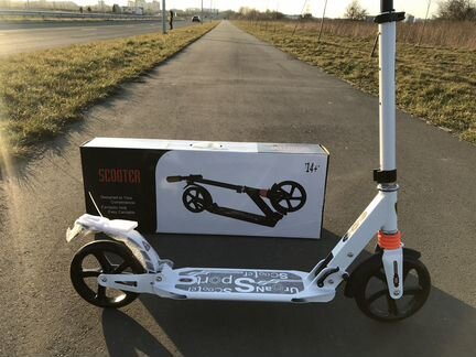 Самокат xz-116-c два амортизатора