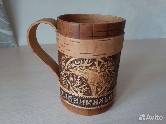 Кружка из бересты