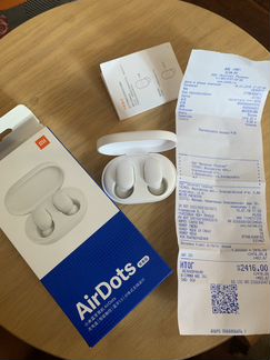 Беспроводные наушники Xiaomi Redmi AirDots, белые