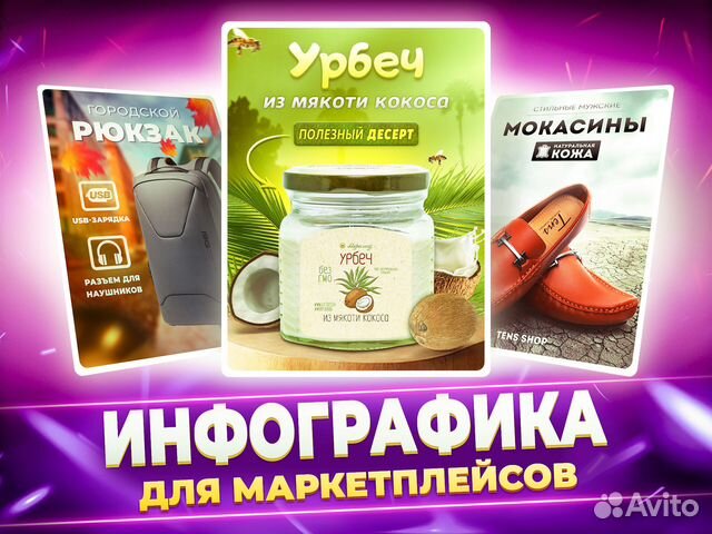 Инфографика для Маркетплейсов. Чек-лист в подарок