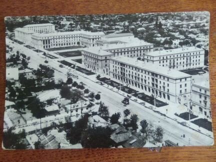 Открытка Бухарест 50х, календарь, купон