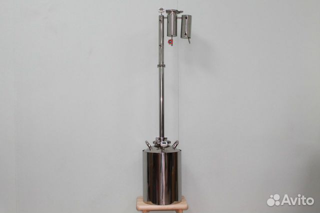 Самогонный аппарат с дефлегматором и колонной